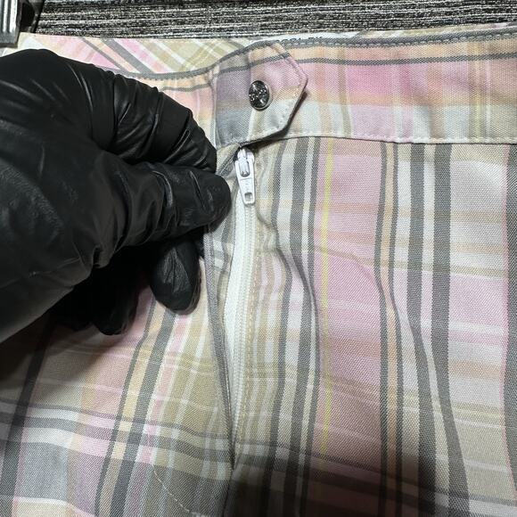 Izod Skorts Women's Size 16 Pink Plaid Golf Classix Cool FX - Picture 5 of 13